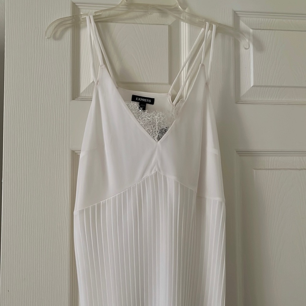 Lightweight ivory dressy cami from Express